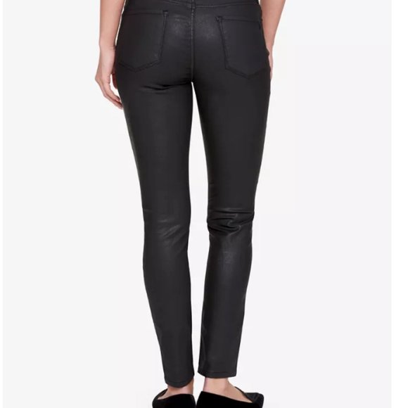 Tommy Hilfiger Greewich Skinny Midrise Black Cotton Jeans Size 2 NWT - Picture 2 of 8